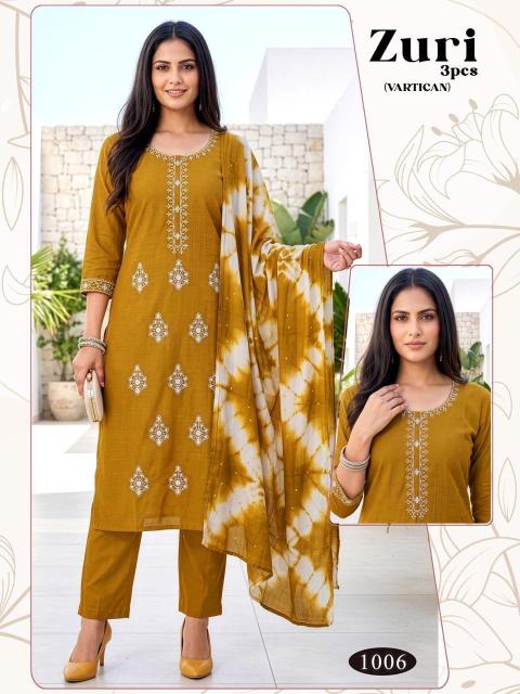 Desi kudi zuri 3pcs surat kurti wholesale market